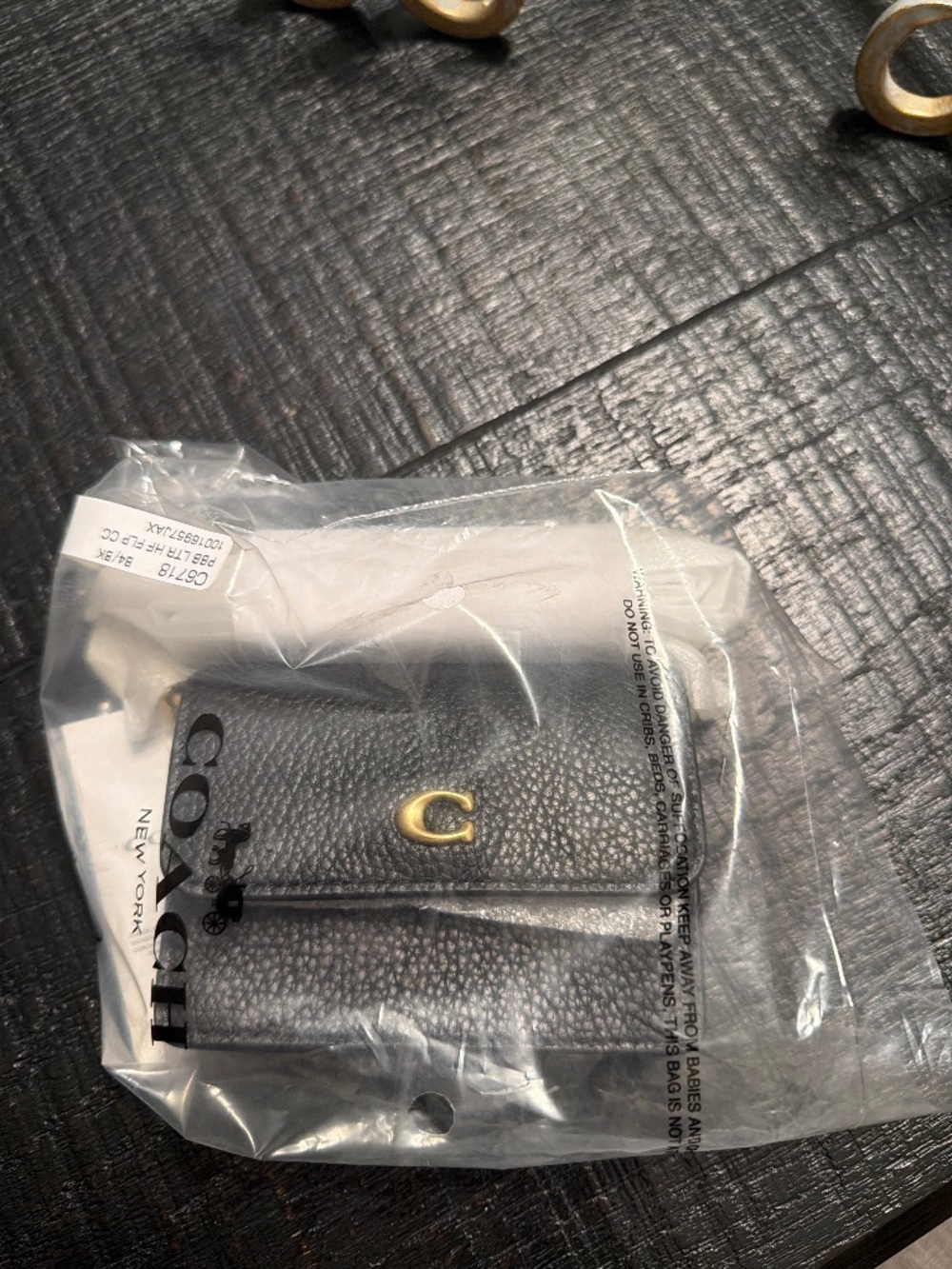 Coach wallet on a chain NWT